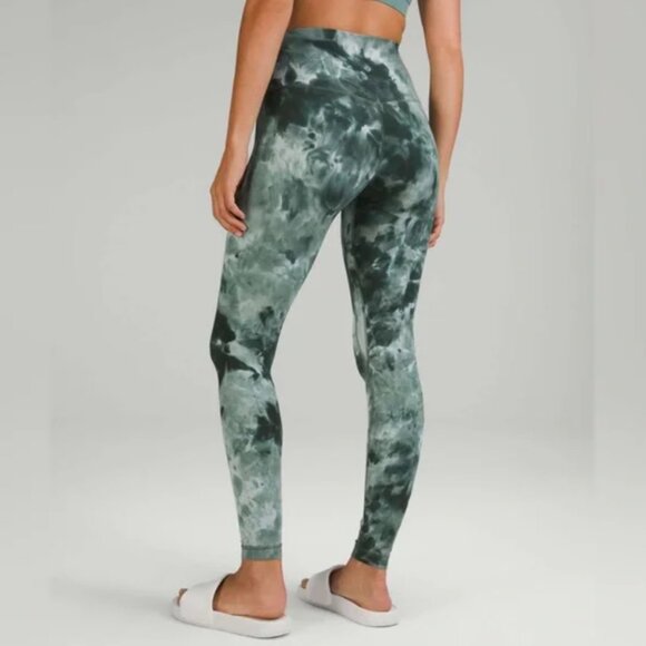 lululemon athletica Pants - Lululemon Align High-Rise Diamond Dye Starlight Smoked Spruce Size 2